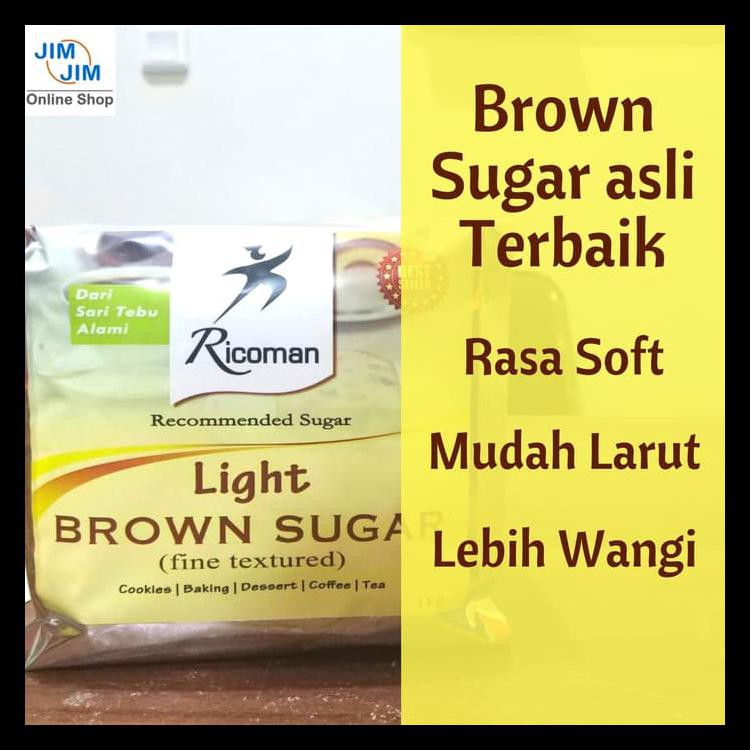 

Ricoman Light Brown Sugar 1Kg Obral