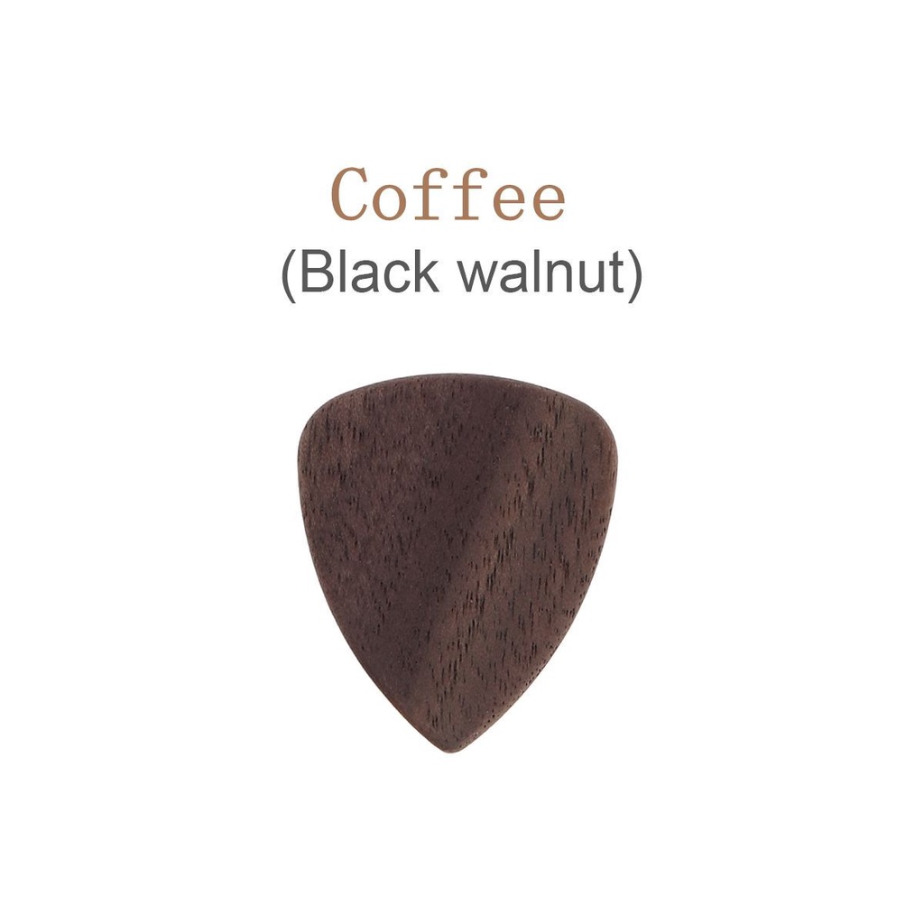 Pick Plectrum Senar Gitar Elektrik / Akustik / Bass / Ukulele Bahan Kayu 3 Warna Pilihan