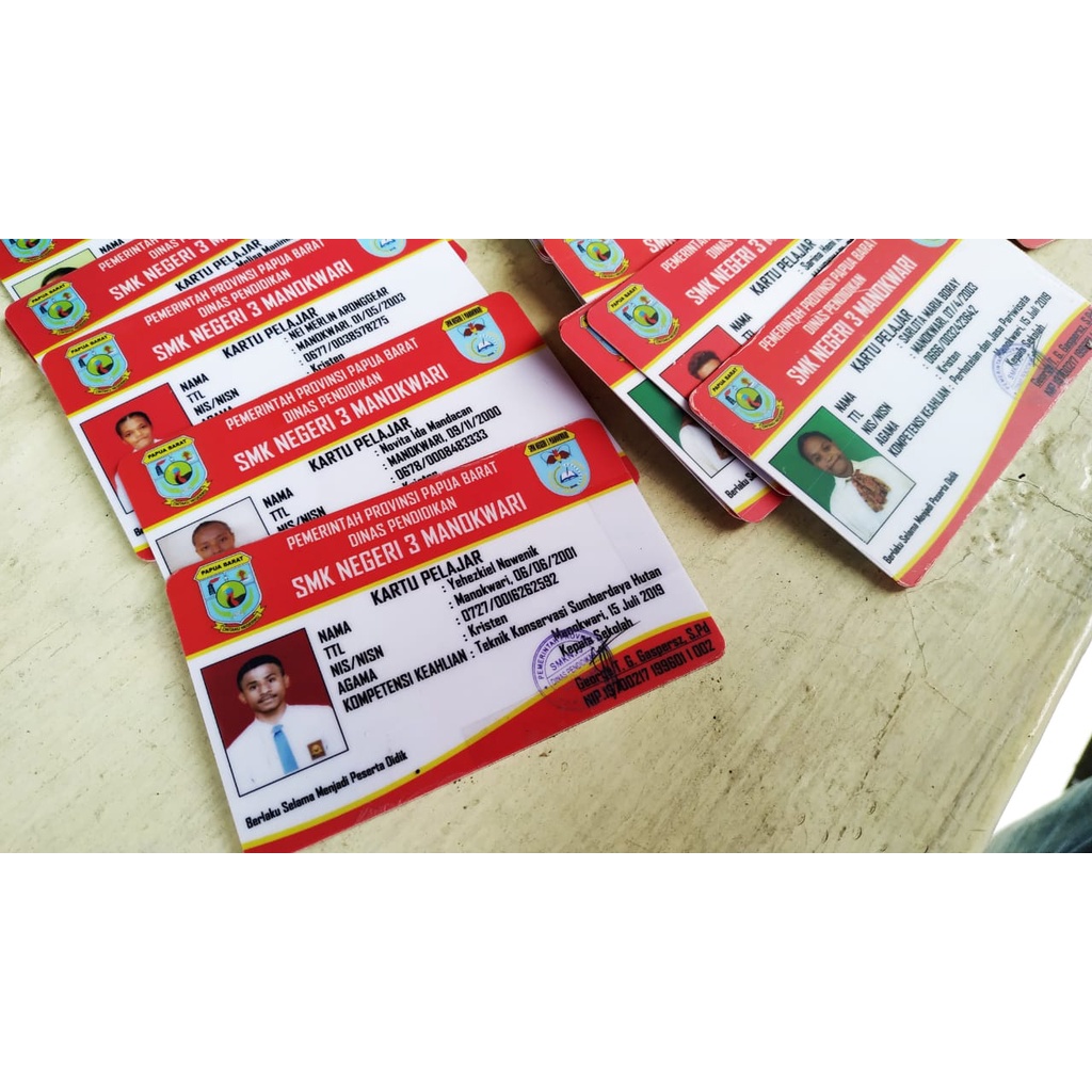 

KARTU PELAJAR KARTU MAHASISWA OSIS ID CARD KARTU MEMBER