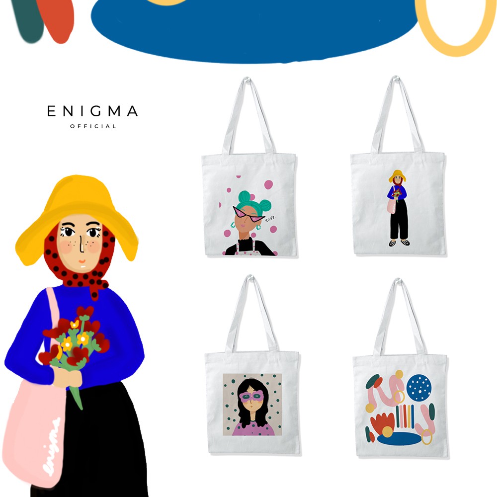 SALE TOTEBAG KANVAS ORIGINAL ENIGMA TOTEBAG KANVAS COLLECTION R