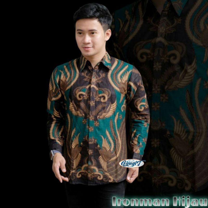 Batik_Ahsan - Batik Couple Ayah Anak Hem Batik Pria Lengan Pendek Hem Batik Anak NEW ARRIVAL