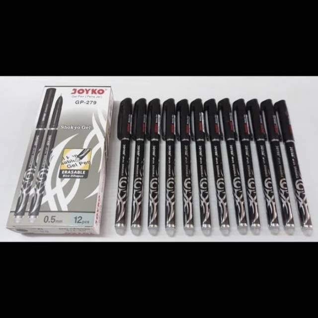 

Pulpen hapus murah 1 lusin pen shokyo gel joyko