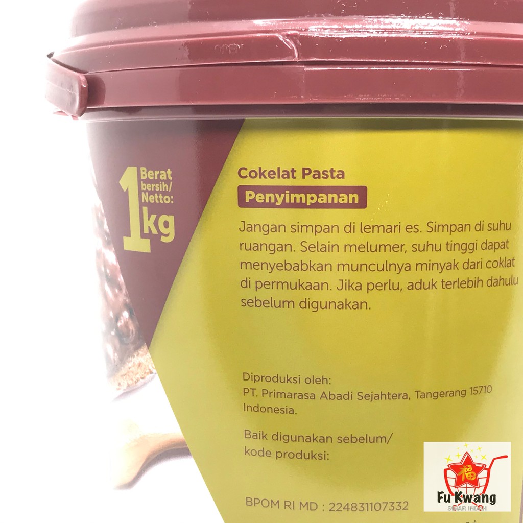 

NG Goldenfil Choco Chocolate Crunchy Spread Selai Olesan Renyah 1 kg