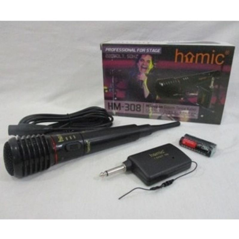 Mic Single Wireless HOMIC HM-308 // zoo