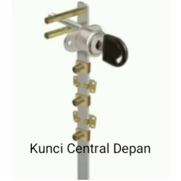 Kunci Central untuk Laci Lemari - Central DEPAN