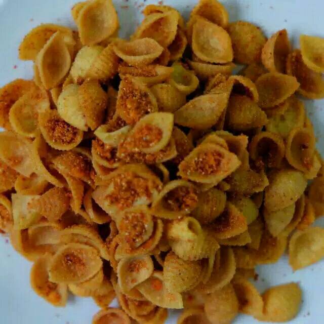 

Makaroni kerang 125 gr original .pedas .extra pedas harga 6500