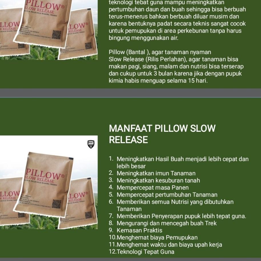 Paling Laku COD 1 BOX ISI 10 SACHET PUPUK MAJEMUK MAKRO MIKRO PILLOW SLOW RELEASE ORIGINAL