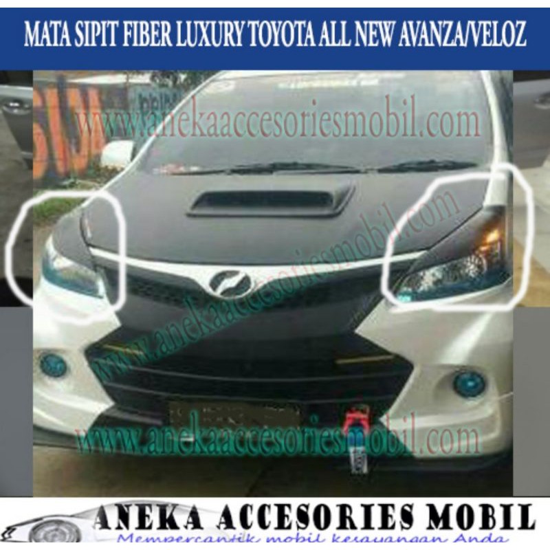 MATA SIPIT EYELID ALIS LAMPU DEPAN FIBER TOYOTA ALL NEW AVANZA VELOZ