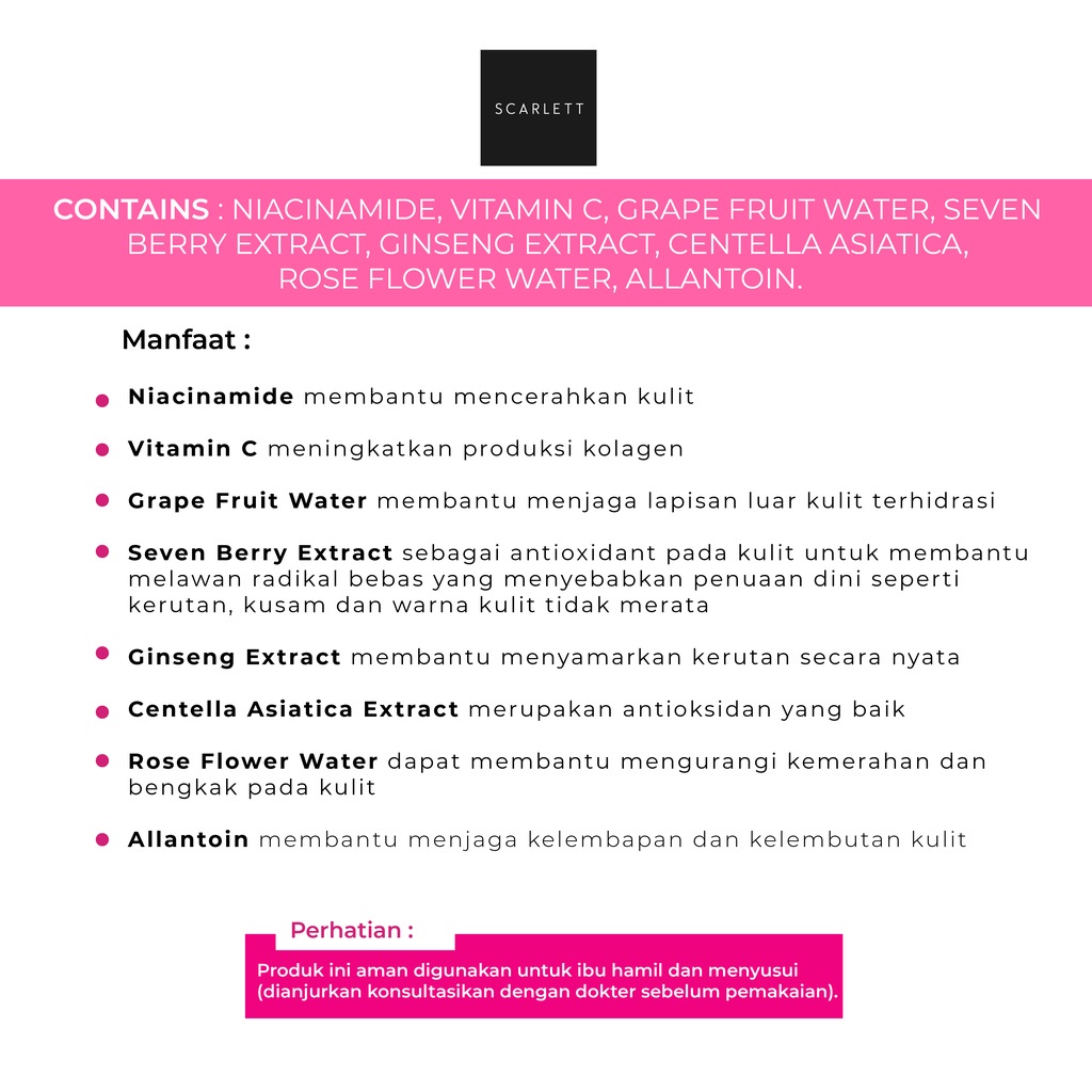 Scarlett Whitening Seriously Soothing &amp; Hydrating Gel Mask GIRLSNEED77 Masker Wajah Pencerah Pelembab