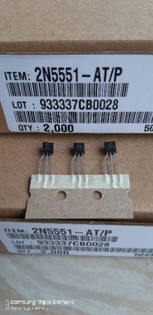 TRANSISTOR 2N5401 2N5551 KEC RENTENG ORIGINAL