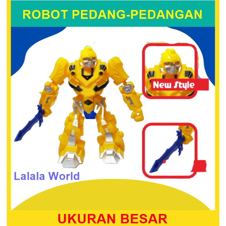 Mainan Robot Bumblebee Anak Laki Laki Murah Ukuran Besar Tobot Mobil Mobilan Kereta Thomas Bus Tayo