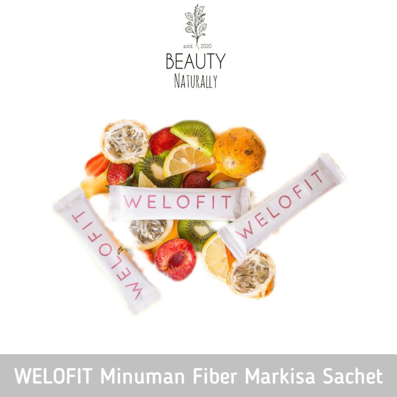 WELOFIT Sachet Minuman Serbuk Fiber Rasa @15g Detox Herbal Diet Drink Weightloss