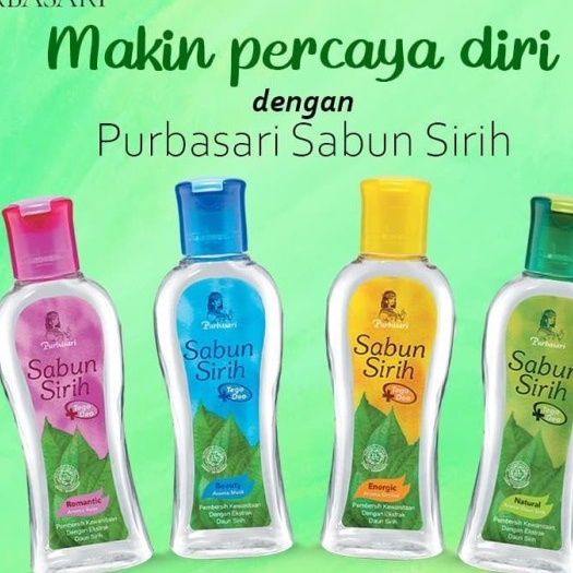 *galerybeautysemarang* PURBASARI Sabun Sirih 60ml | 125ml - Daun Sirih