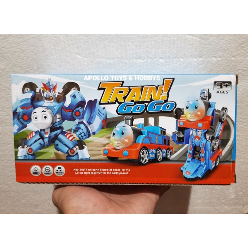 MAINAN ANAK TRAIN THOMAS BERUBAH ROBOT SUPER KERENNN