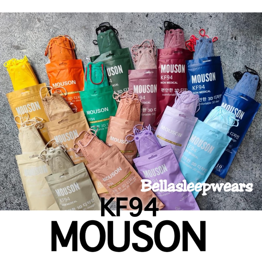 MOUSON KF94 EMBOS - MASKER PREMIUM KF94 MOUSON 4PLY MEDICAL GRADE - 10 PC