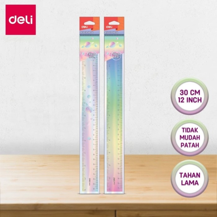 

Deli | Penggaris (Ruler) | 30 cm (12 inch) | H654