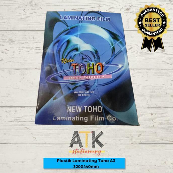 

Plastik Laminating Film Toho Ukuran A3 100 Micron atk