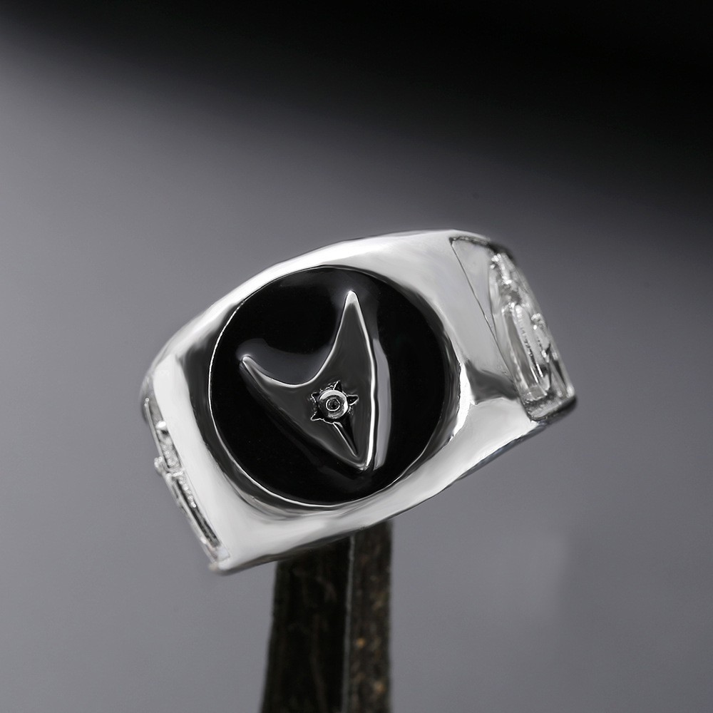 Cincin Perak 925 Asli Pria Star Trek Fashion Perhiasan