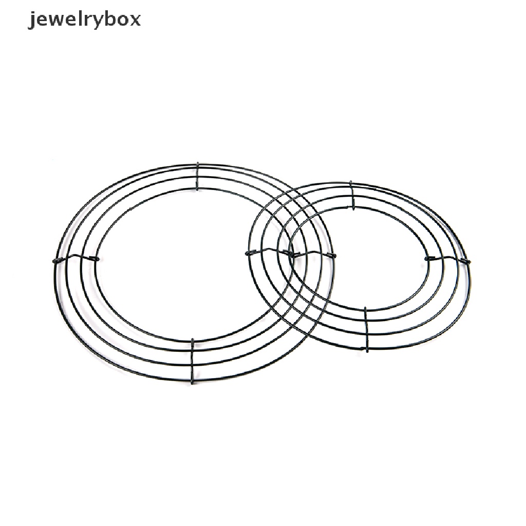 (jewelrybox) Frame / Bingkai / Hoop Bulat Gantung Dinding DIY Untuk Dekorasi Natal / Pernikahan