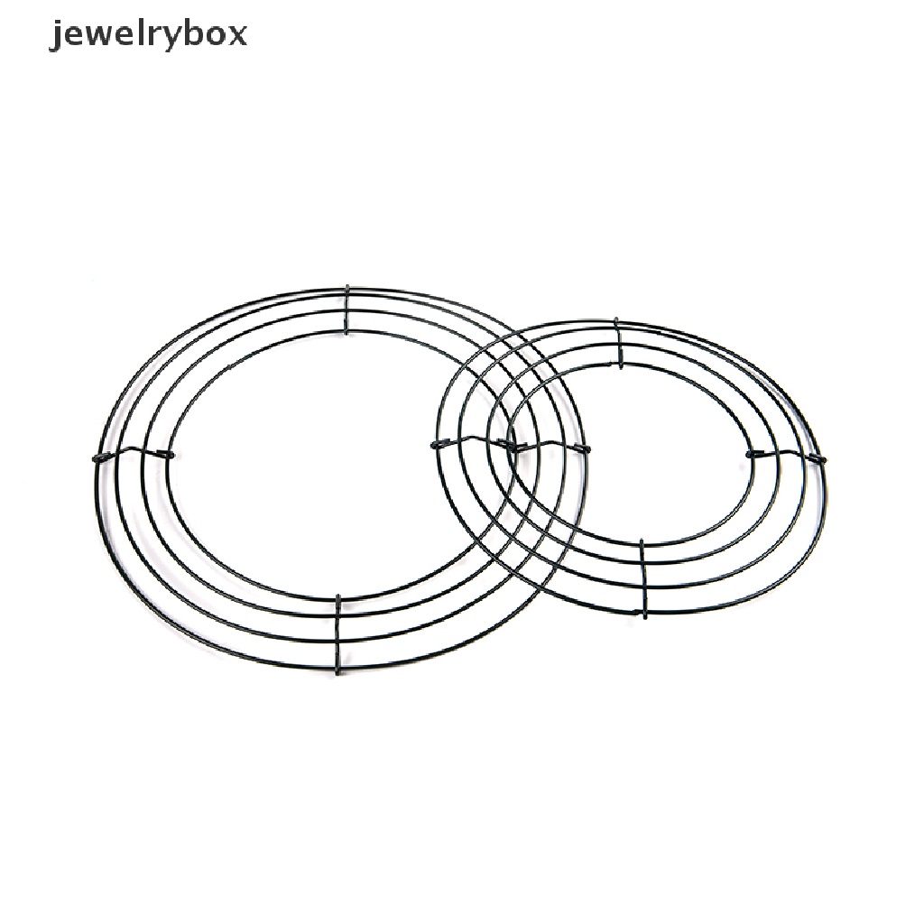 (jewelrybox) Frame / Bingkai / Hoop Bulat Gantung Dinding DIY Untuk Dekorasi Natal / Pernikahan