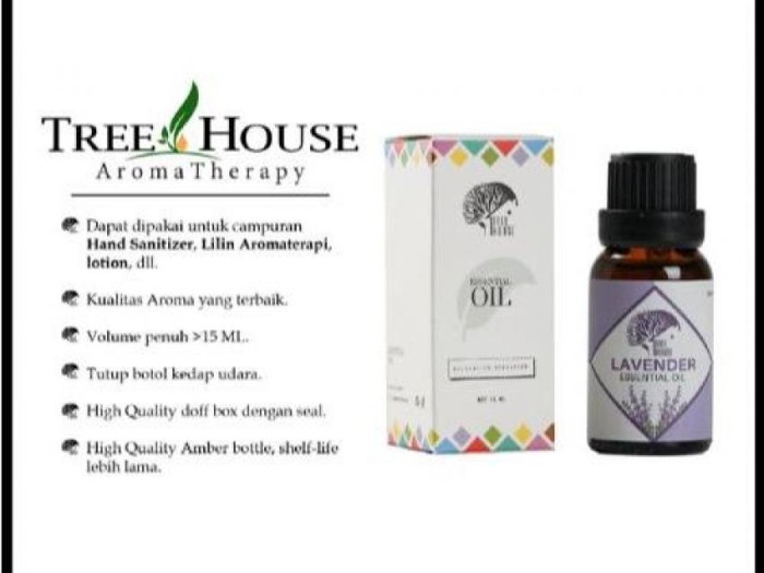 Essential Oil - 15ML by Tree House - Aroma Terapi - Pengharum Ruangan