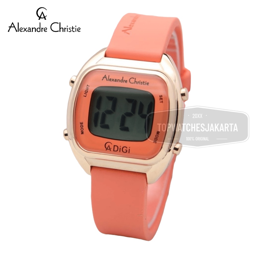Alexandre Christie DIGI AC9335 Jam Tangan Wanita AC 9335 ORANGE GOLD