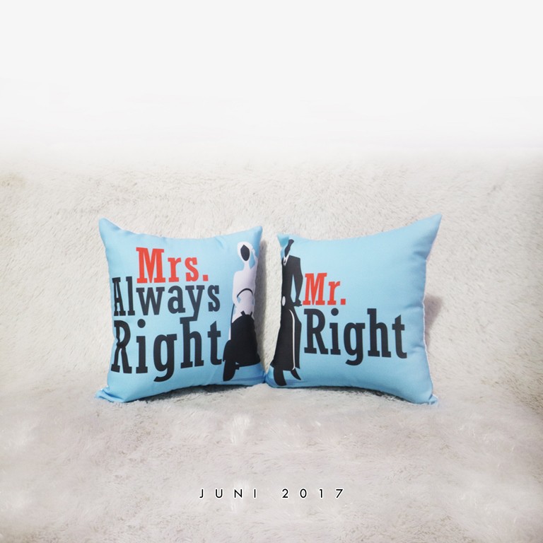 Super Produk Bantal Custom Couple 30x30 Harga Satuan Shopee Indonesia