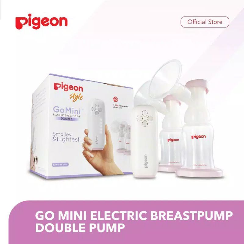 Pigeon Go Mini Double Electric Breast Pump | Pompa ASI Elektrik