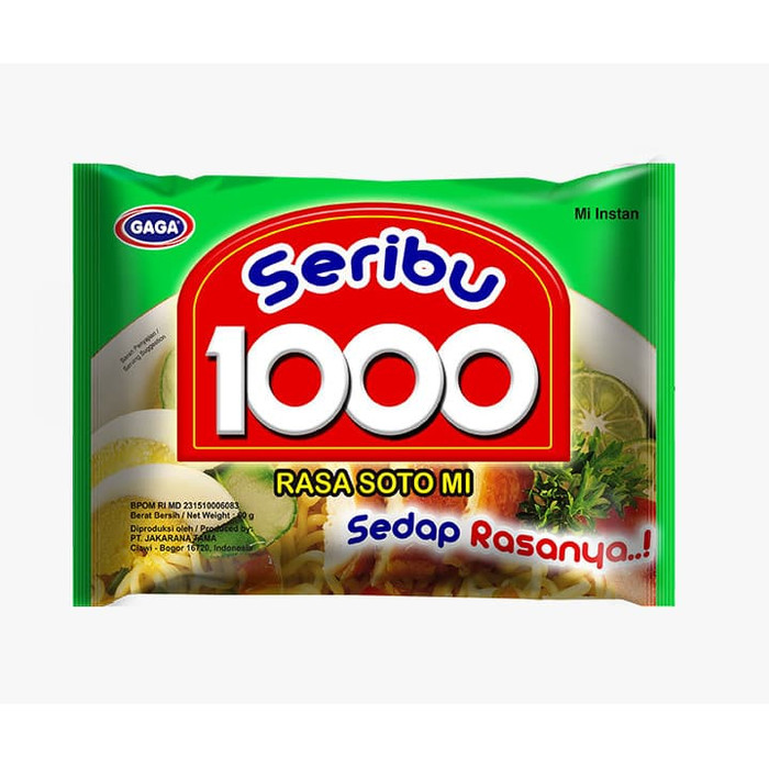 

Jual Murah Gaga 1000 Rasa Soto Mi (1 Dus = 40 Pcs)