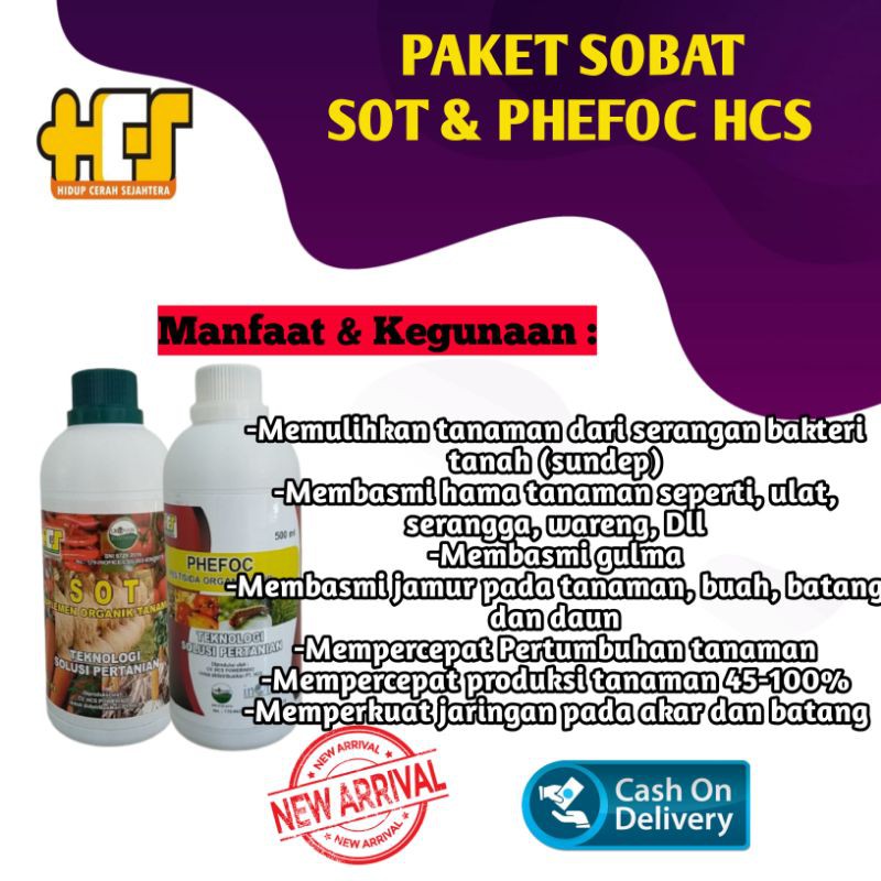 [READY]Pestisida Obat Tanaman Phefoc Hcs dan Sot Hcs Suplemen Tanaman Organik pembasmi hama Penyubur
