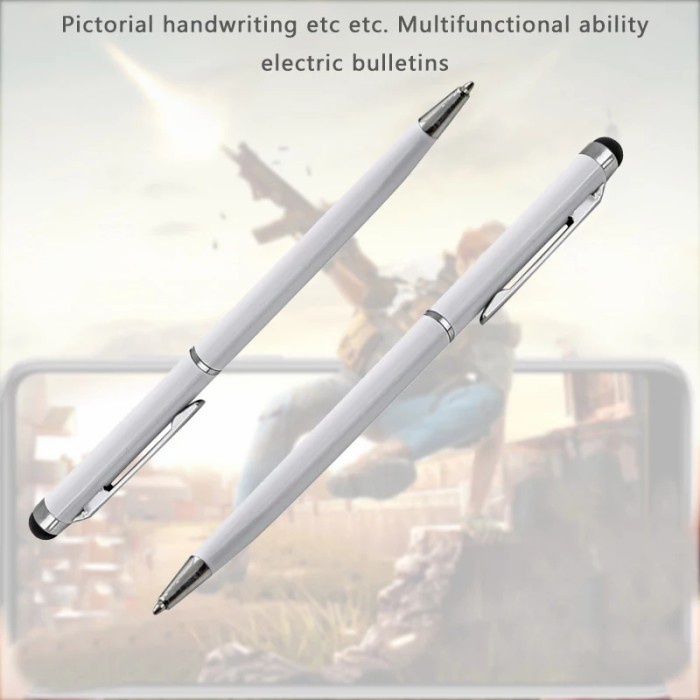 1 Pcs Pulpen Stylus Pen 2 in 1 Universal Pulpen Touch Screen Layar Sentuh Android Tablet