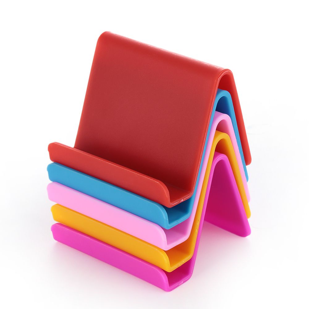 QUINTON Universal Phone Holder Plastic Mount Stand Lazy Bracket Portable Desk Mount Mini Table Smart Phones Cerative for Cell Mobile Phone Tablets/Multicolor