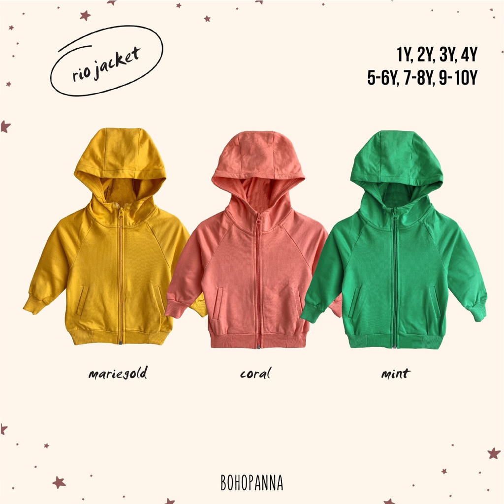 Bohopanna - Rio Jacket / Jacket Hoodie Anak Unisex