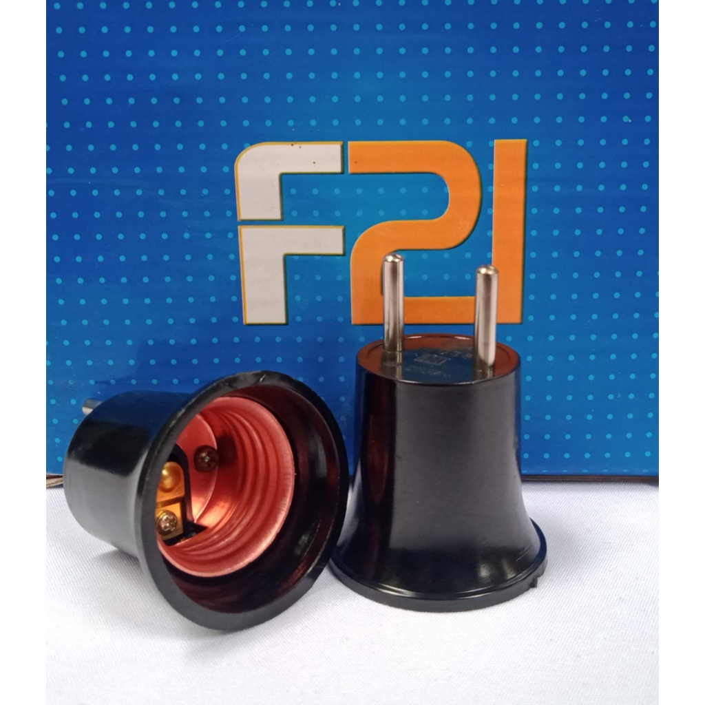 FITTING COLOK / FITTING MURAH / FITTING LAMPU / FITTING HITAM / F1038