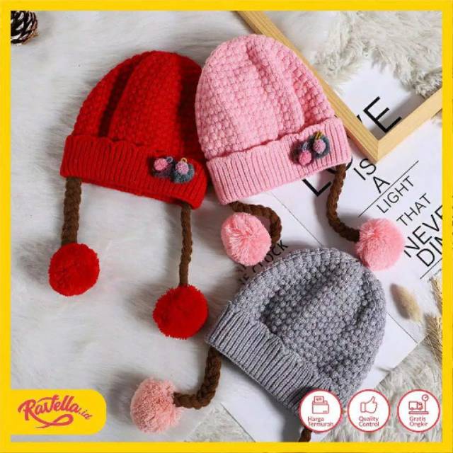 Topi Rajut bayi import