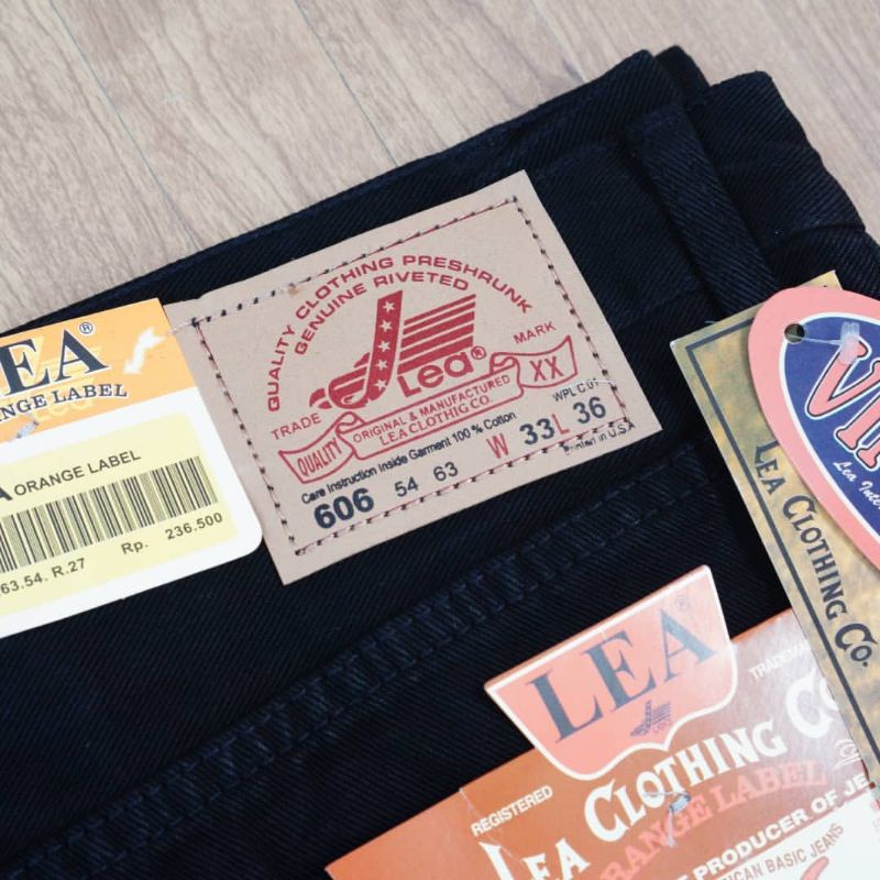 Celana Jeans Pria Panjang Reguler Fit Lea 606 Standar-Celana Pria Terbaru Dan Termurah /Celana Jins Celana Cowok kasual denim Hitam Biru