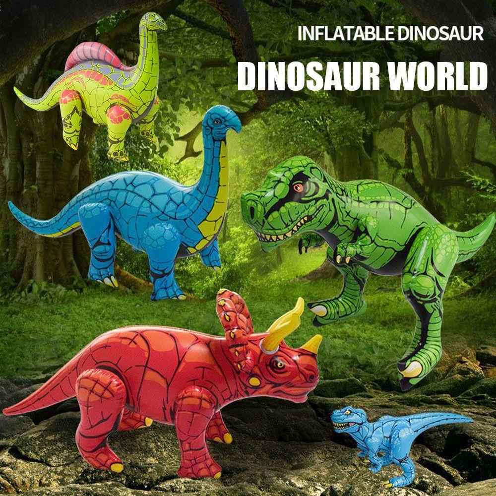 Wonder Inflatable Dinosaurus Realistis Hadiah Anak-Anak Mainan Tiup PVC