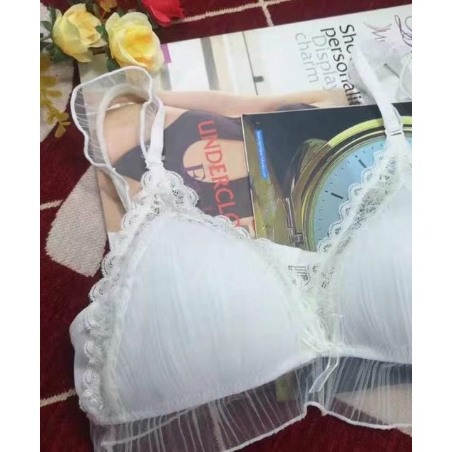 Bra/BH Wanita - Import Seri 308 Busa Tipis Tanpa kawat