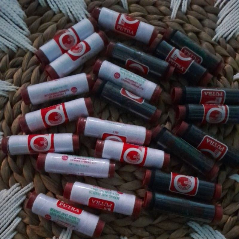BENANG JAHIT KECIL/BENANG HITAM/BENANG PUTIH
