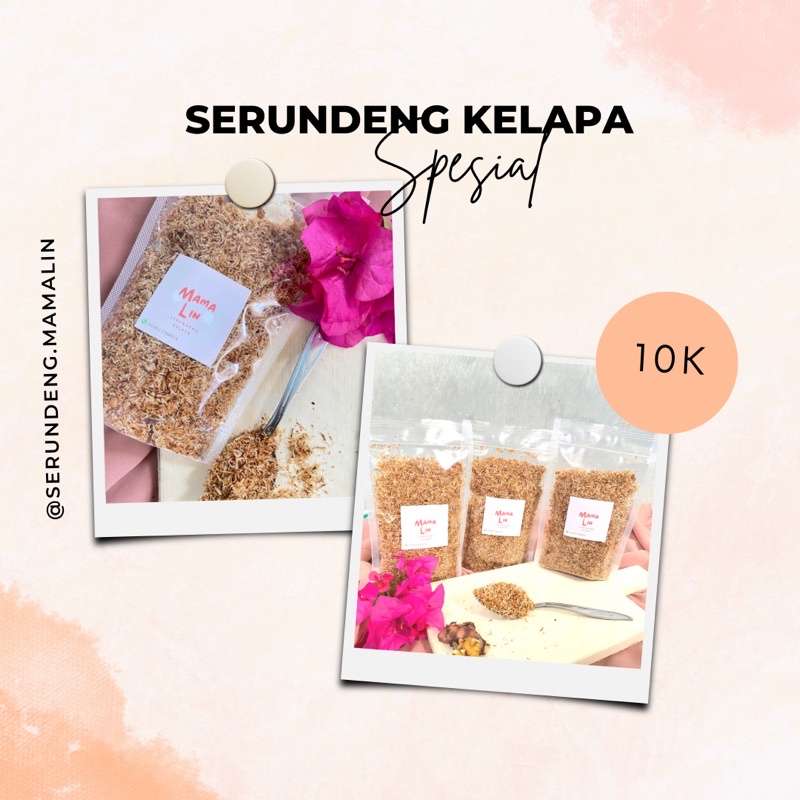 

serundeng kelapa homemade