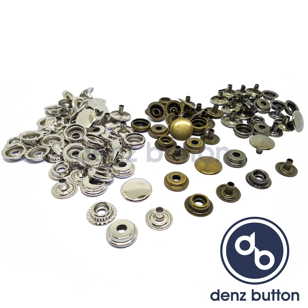 KANCING CETET BESI 15 MM SNAP JEPRET  V 7050