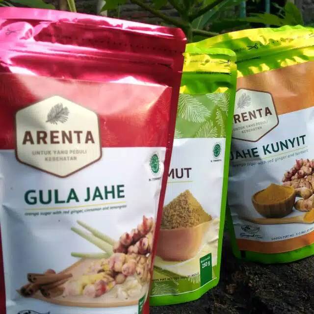 

ARENTA JAHE KUNYIT 250GRAM & jahe gula arenta