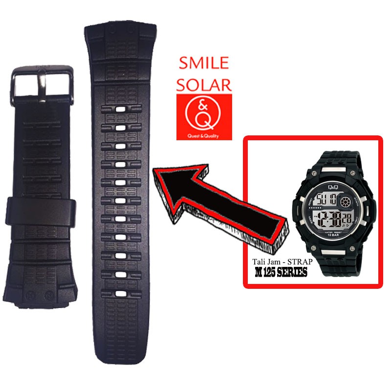 TALI JAM  M125/ GW80  STRAP Jam Tangan Q&amp;Q QnQ QQ Original