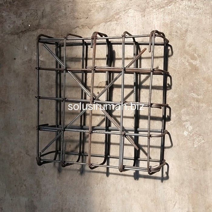 BEGEL SEPATU 50 x 50cm besi 8AN CAKAR AYAM BESI BETON GRUP BEGEL JADI