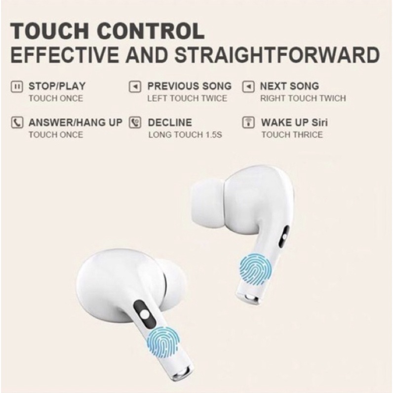 The pods Headset Bluetooth pro 1:1 kualitas, Ganti nama, Popup animation