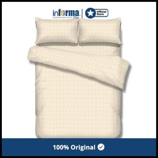 Informa - Set Sprei - Sheet Set Microfiber Emboss (C) Brown