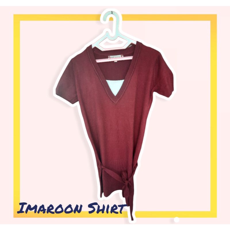 Preloved Atasan Imaroon