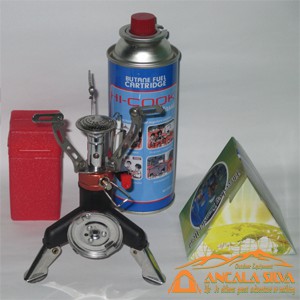 Kompor Portable 1 Set - Outdoor Camping Stove Gas-Powered Cooker