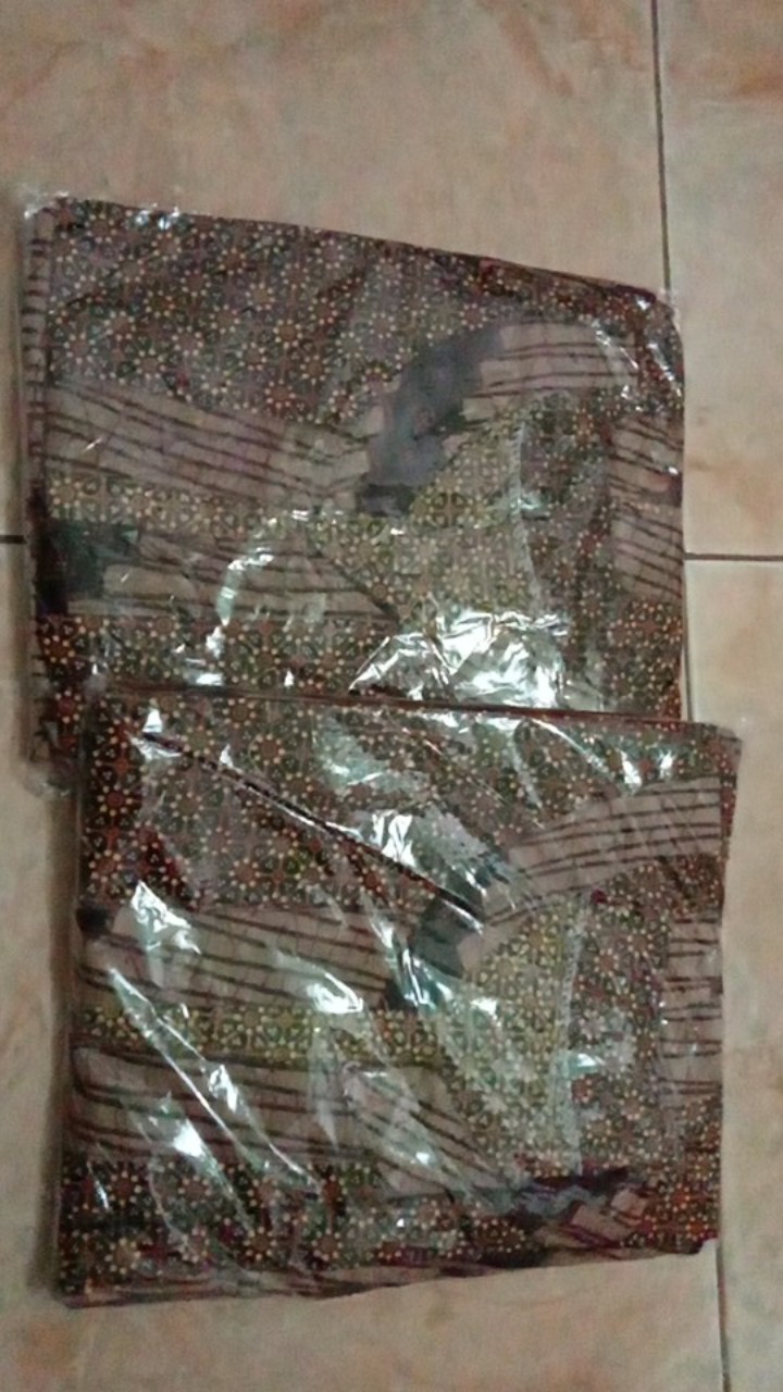 Gamis Bolero Genes 2in1 Lepasan Batik Modern Long Dress Muslim