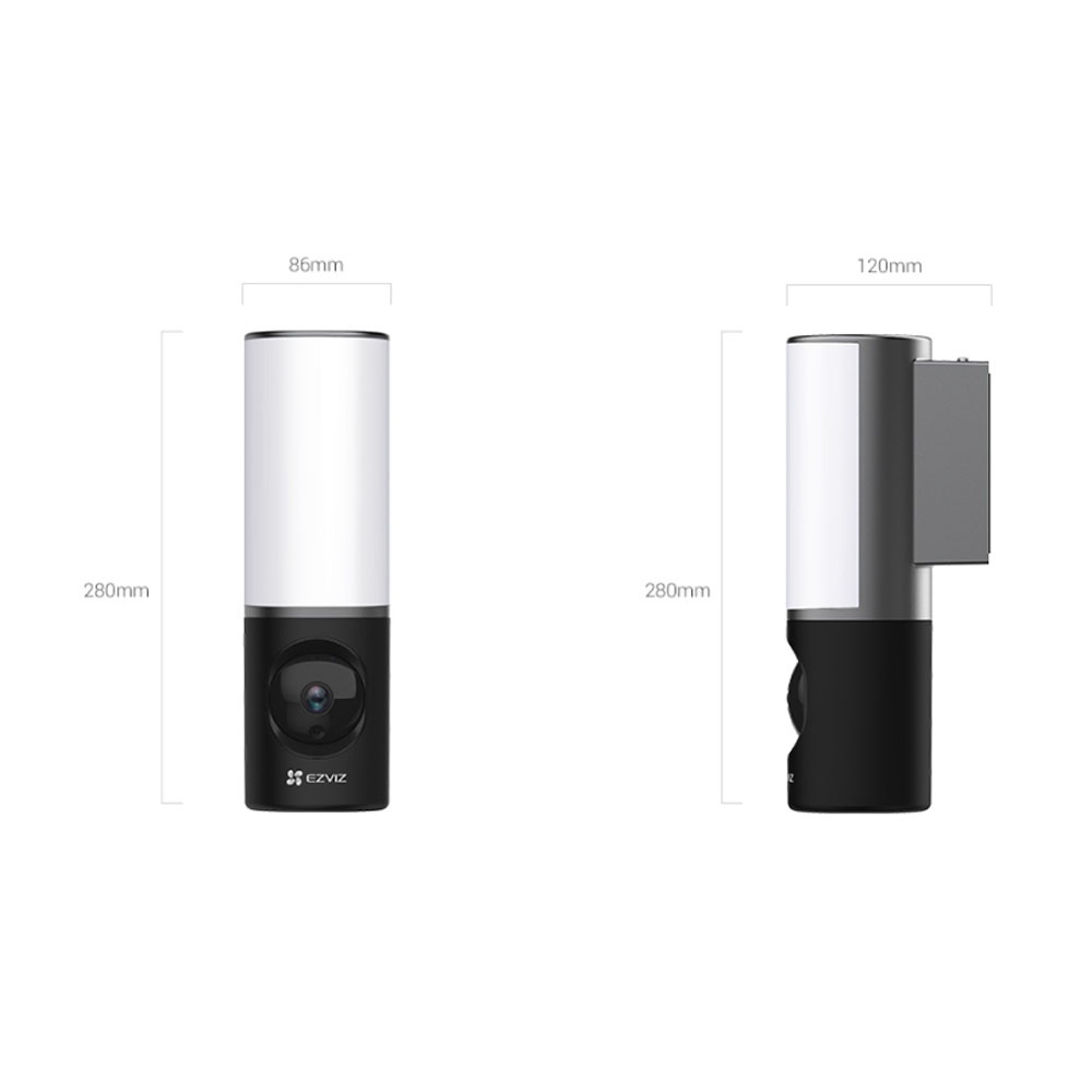 Ezviz LC3 4MP Smart Security Wall-Light Camera